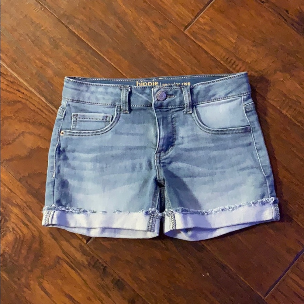 Hippie Girl: Blue Denim Shorts